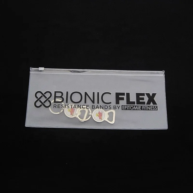 MOQ 10pcs custom clear pvc zipper bag transparent waterproof flat pvc ziplock paper file pouch with slider zipper print