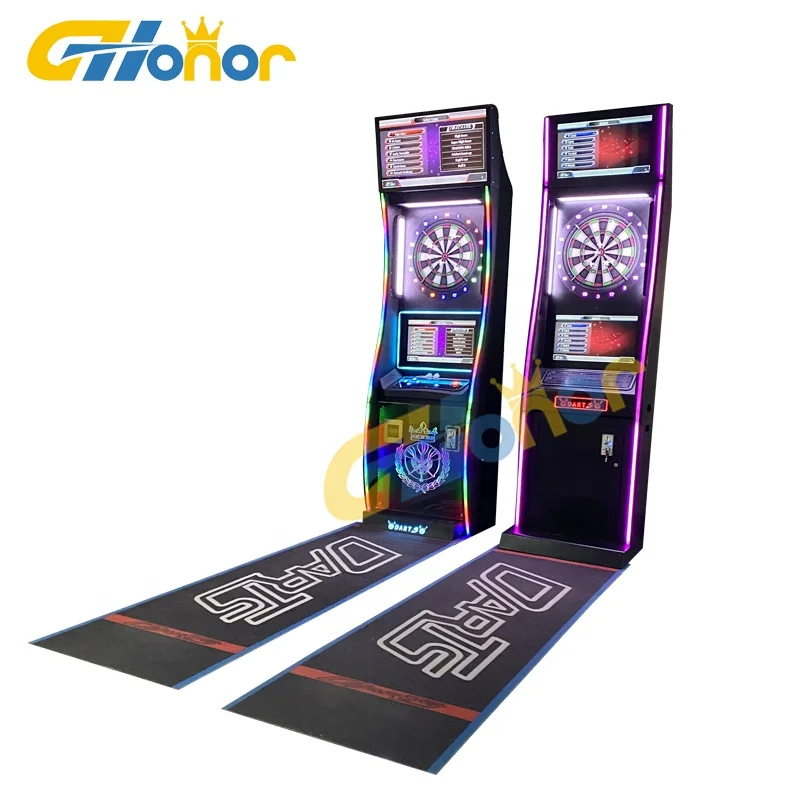 Indoor Bar Club Amusement Center Coin Operated LCD Monitor Dart Game Board Fighting Electronic Stand Darts Game Machine