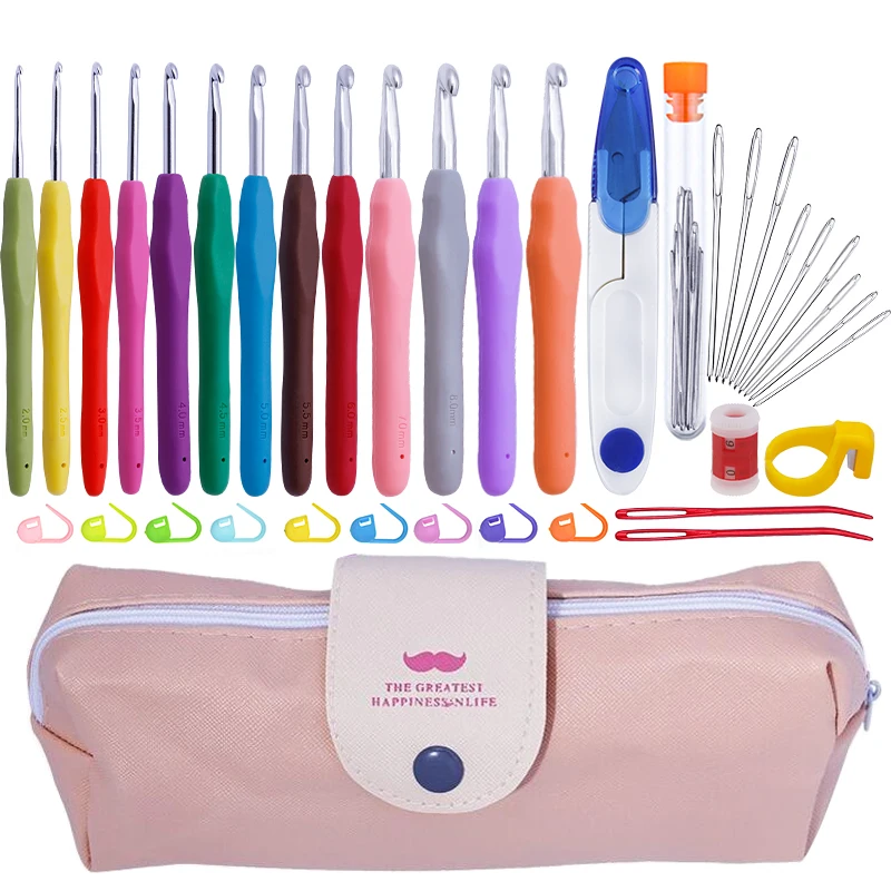 Набор крючков для вязания 38 шт. большие крючки набор с