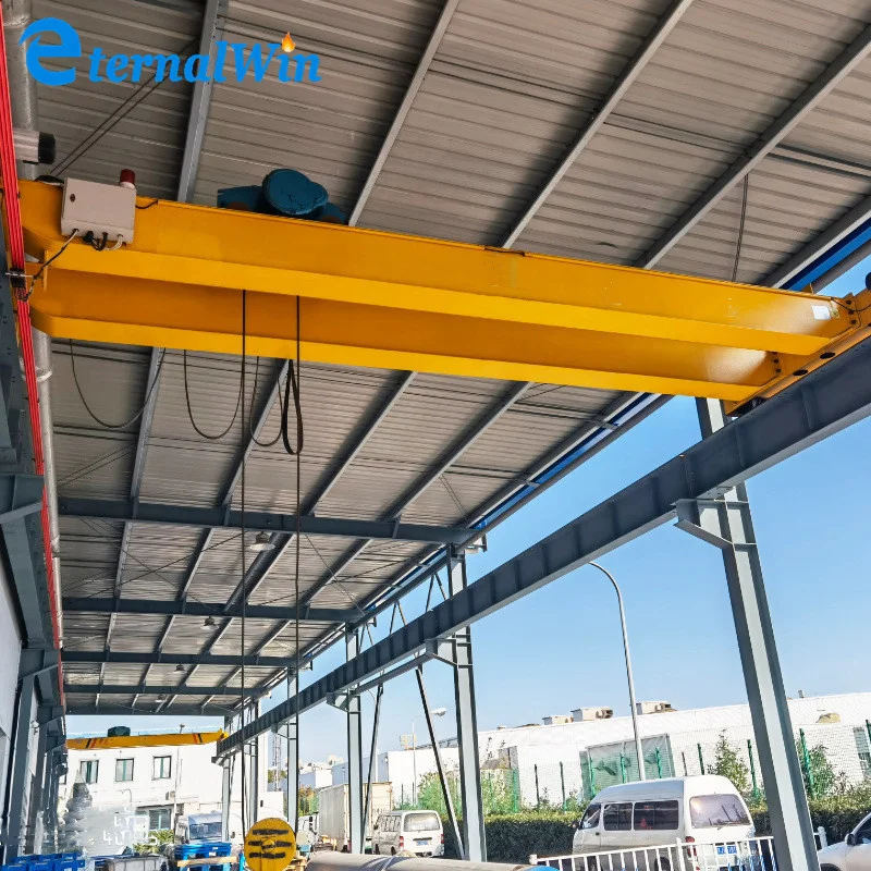 Lh winch trolley double girders overhead crane with electromagnetic chuck 25ton 30ton price