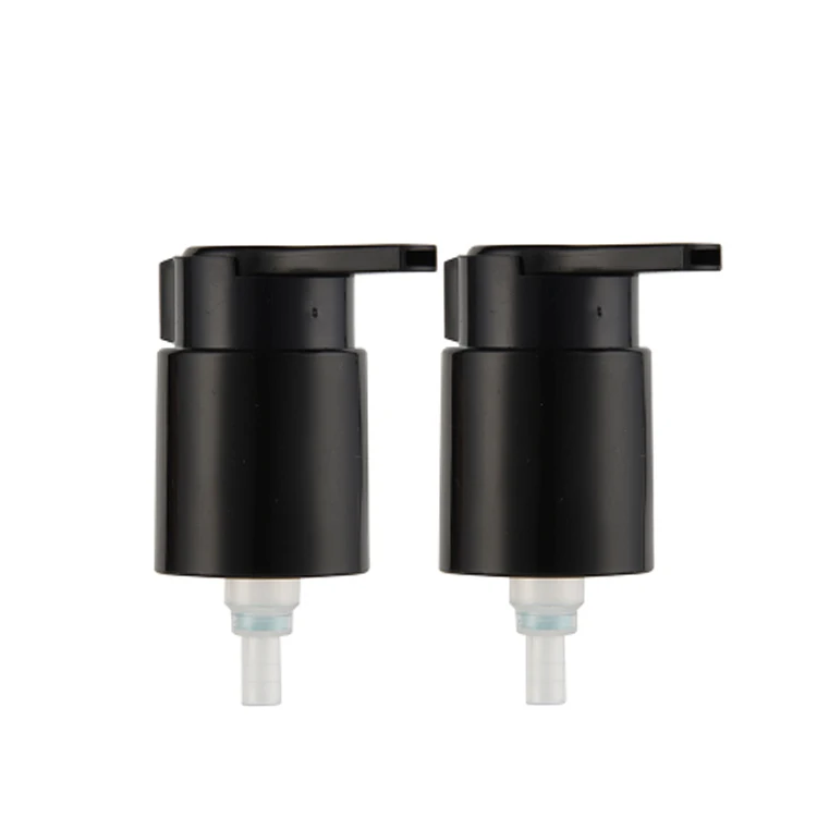 China Factory Custom 24/410 Black Treatment Dispenser Cream Pump With Black Clip