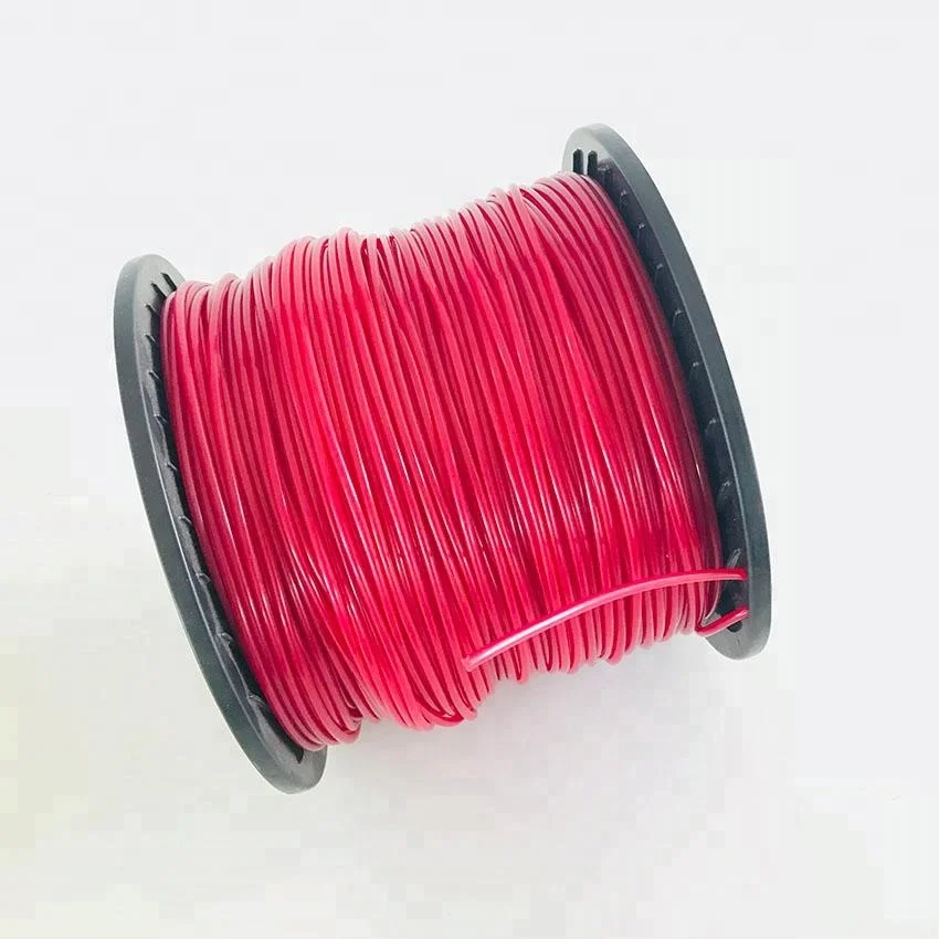 1.6mm*500m Red Spool Strimmer Line Longer Life and Less Price For Most Brands  Export To Europo USA Support OEM Service