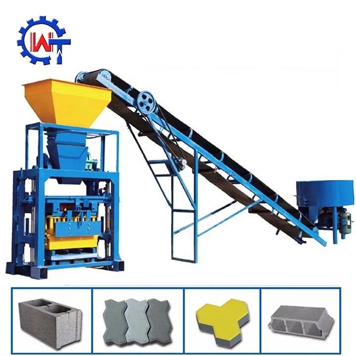QT40-1 semi automatic concrete block making machine best seller brick making machinery