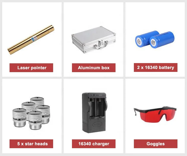 
Rechargeable High Power Burining 450nm Blue Laser Torch Light 