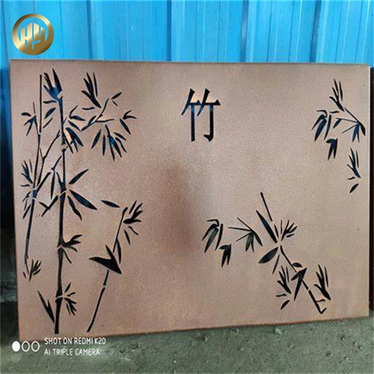 Home Decoration Weathering Resistant Steel Modern Room Divider Decorative Metal Screen