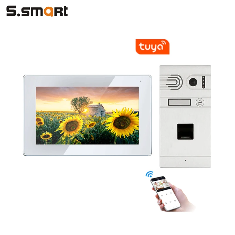 Custom Logos Video Apartment WIFI Video Doorbell Intercom System Door Bell