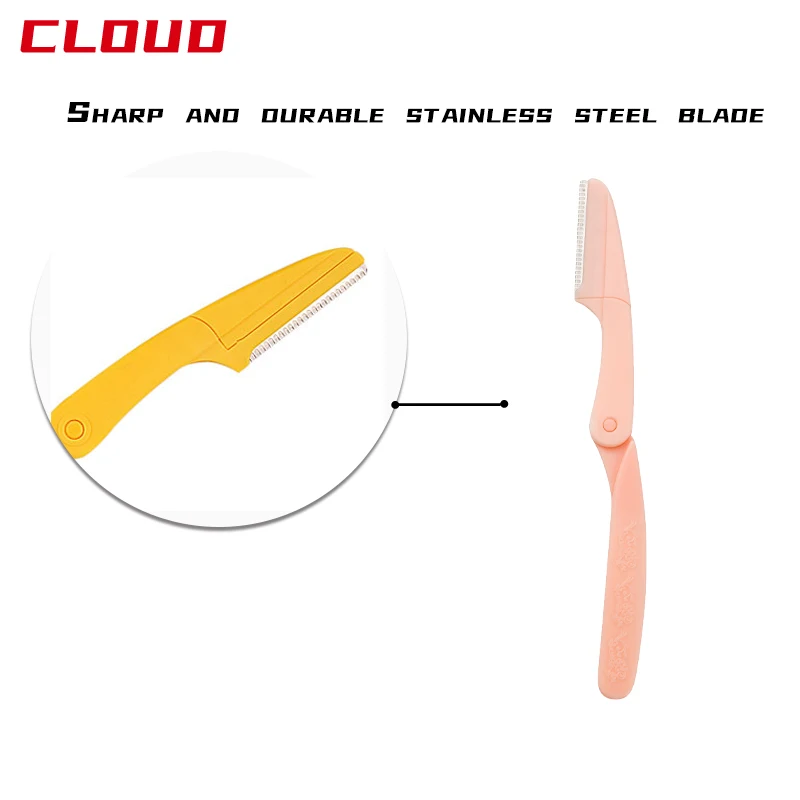 Hot Sale OEM ODM Manual Mini  Eyebrow Razor Dermaplaning Tool For Face