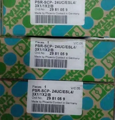 PHOENIX 2981059 PSR-SCP- 24UC/ESL4/3X1/1X2/B Safety Relays In Stock