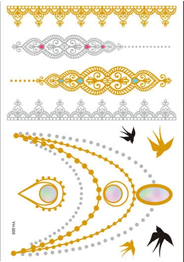Eco-friendly temporary tattoo sticker with full color