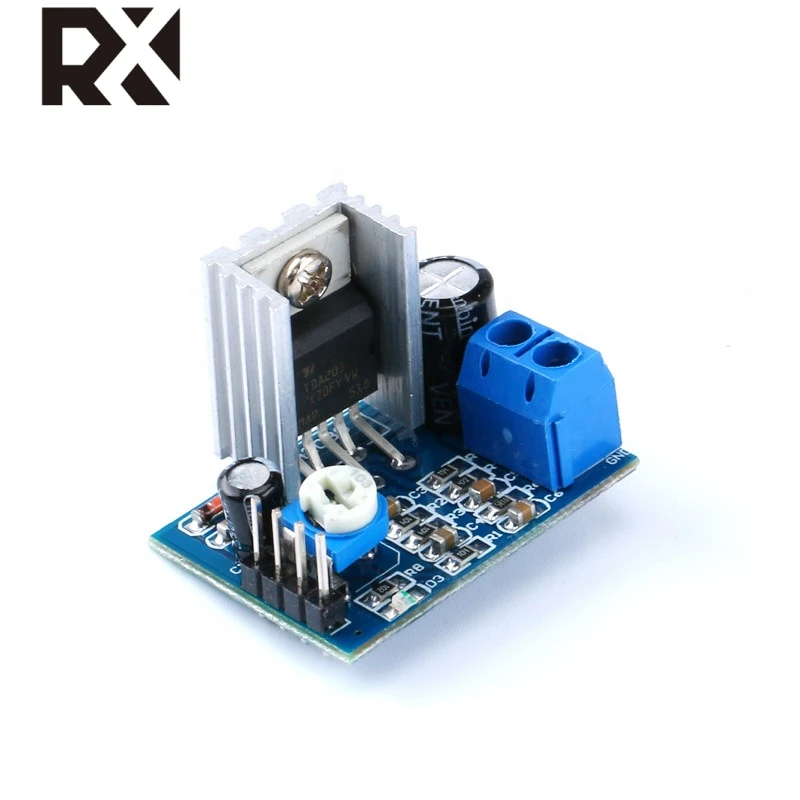 RX DIY Kit Parts 6-12V Single Power Supply Audio Amplifier Board Module TDA2030A Module TDA2030
