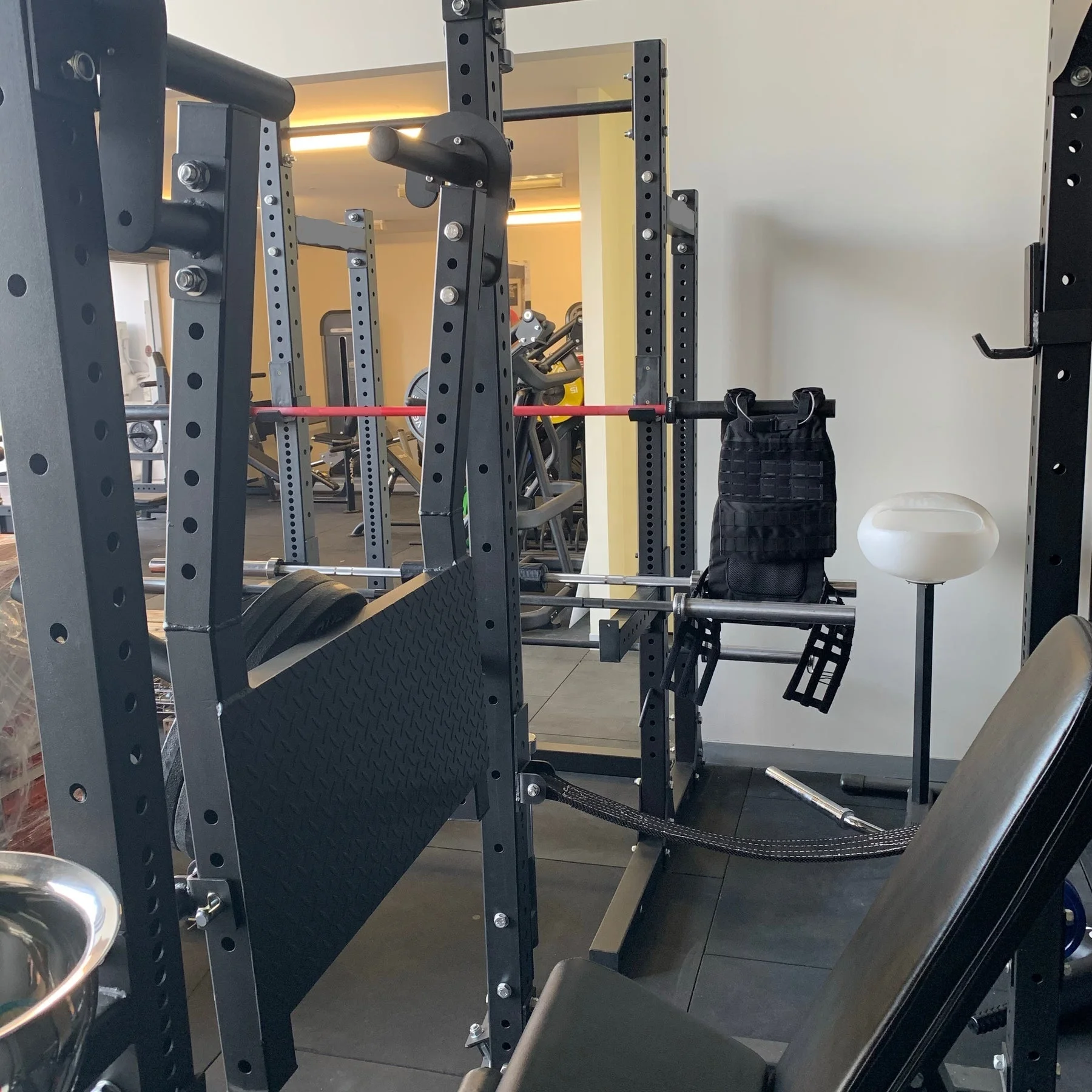 Leg Press Rack and Rig Attachment for power rack