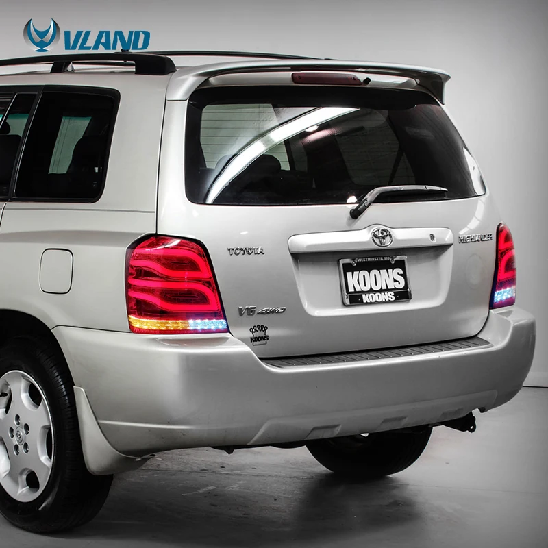 VLAND Factory Tail Light 20012002 2003 2004 2005 2006 2007 Rear Lamp LED Taillights Wholesale Price For Toyota Highlander