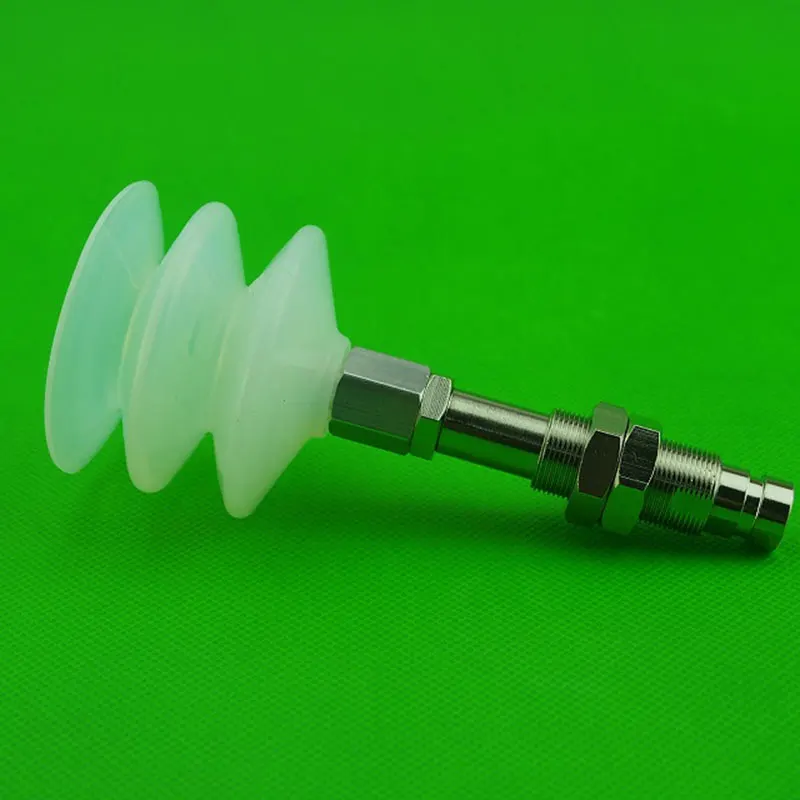 PCG-90 9cm 3 layer 2.5bellow pneumatic vacuum rubber suction cup VMQ air cupping