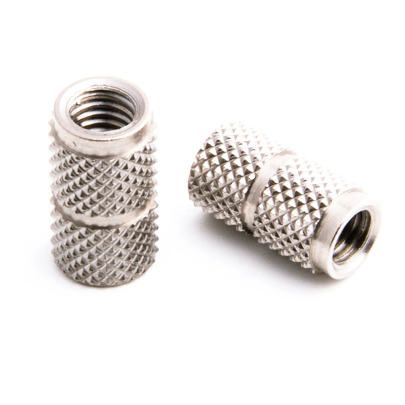 Factory Wholesale High Quality Stock Stainless Steel Nut Fastener Plastic Molding Injection Thread Insert Nut