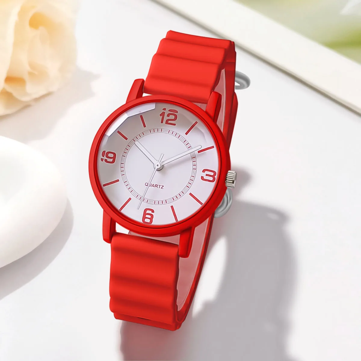 WJ-11246 Women Silicone Strap Jelly Color Girls Wrist Watch New Arrival Fashion Popular Charming Wholesale Quartz Ladies Watches