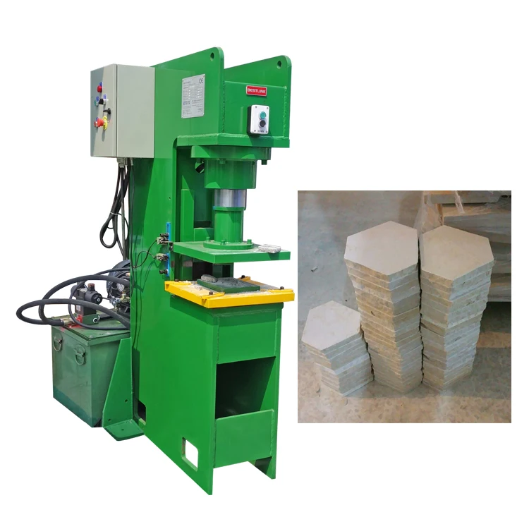 Natural Paving Stone Making Stamping Pierre Machine