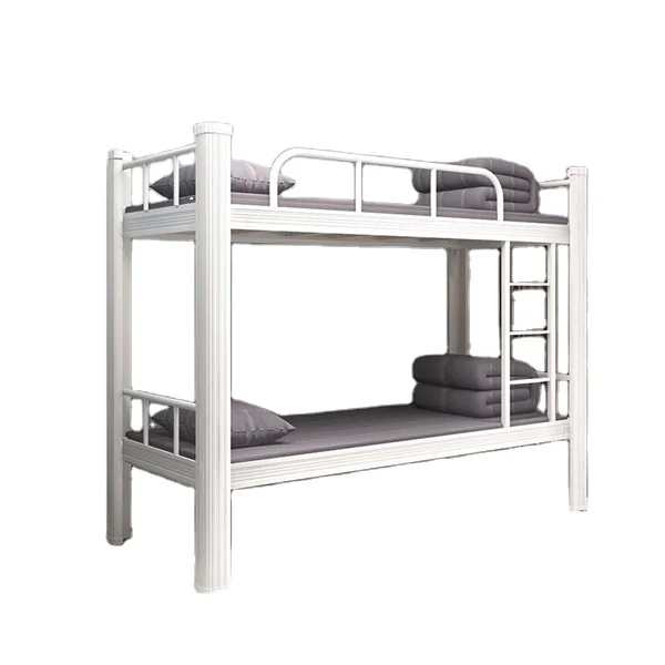 Varied In Style Metallic Beds Frame Steel Double Decker Bunk Bed Full Size For Adult