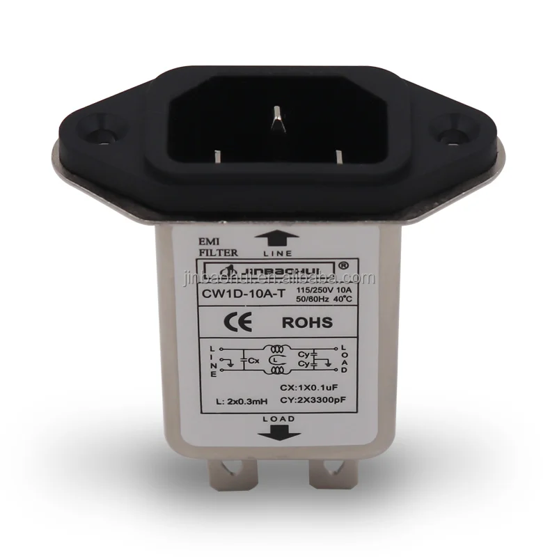 
EMI power filter Ac single phase current antiinterference purifier Sample Available 