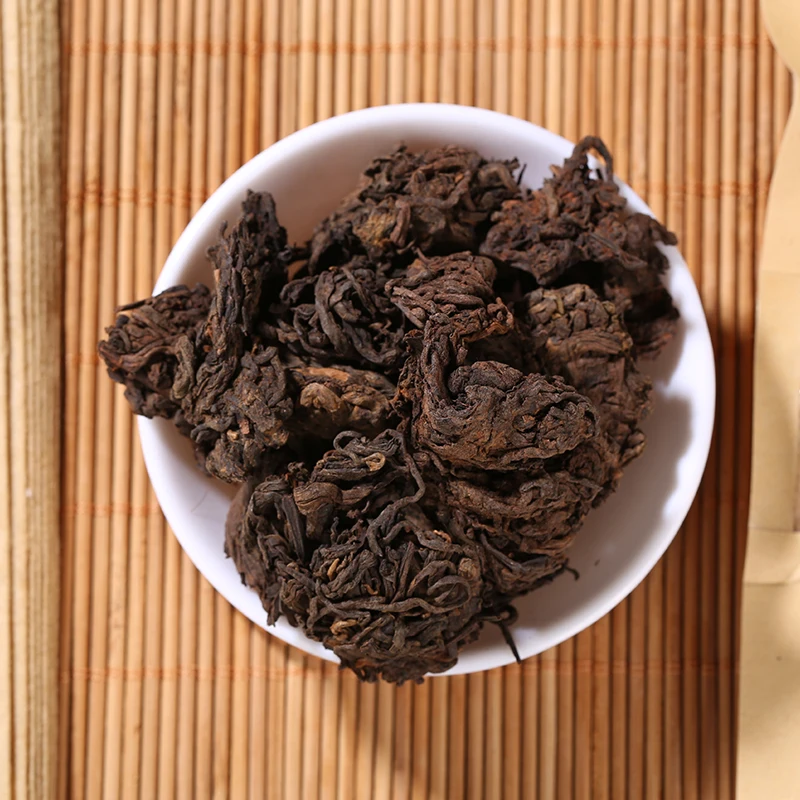 
2013 years mellow taste laochatou puer tea,fermented yunnan puer tea 