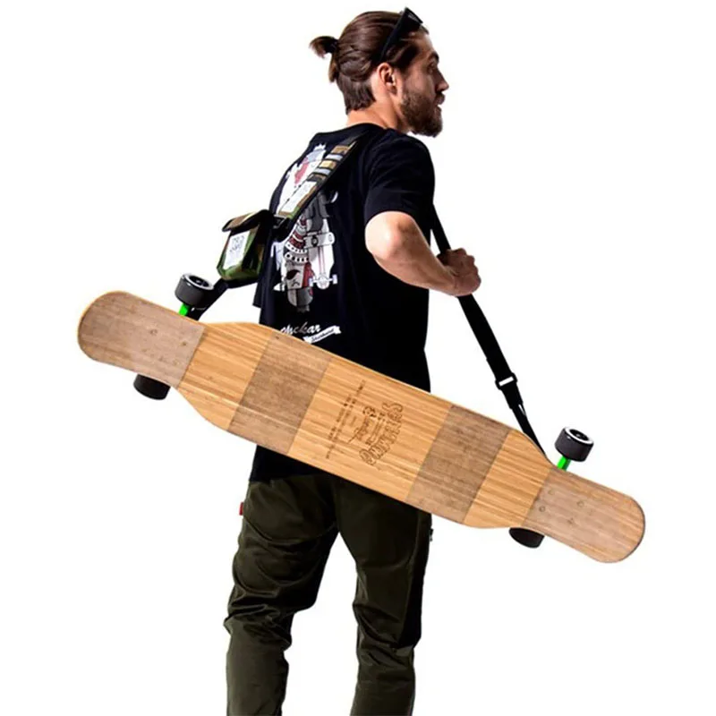 Adjustable Shoulder Two Pocket Universal Skateboard Bag for Longboard Electronic