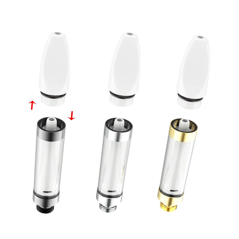 
Focol Brand Full Ceramic Thread 1.0ml Ceramic Tip Electronic Cigarette Vape Cartridges 