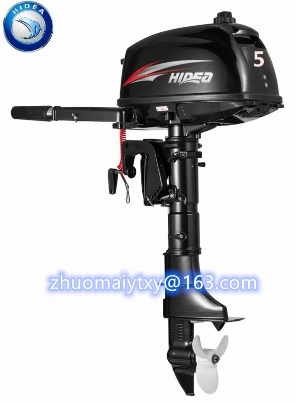 HIDEA5HP 52cc Air-cooled 2 stroke 1 cylinder gasoline TKC520A Boat Engine Outboard motor