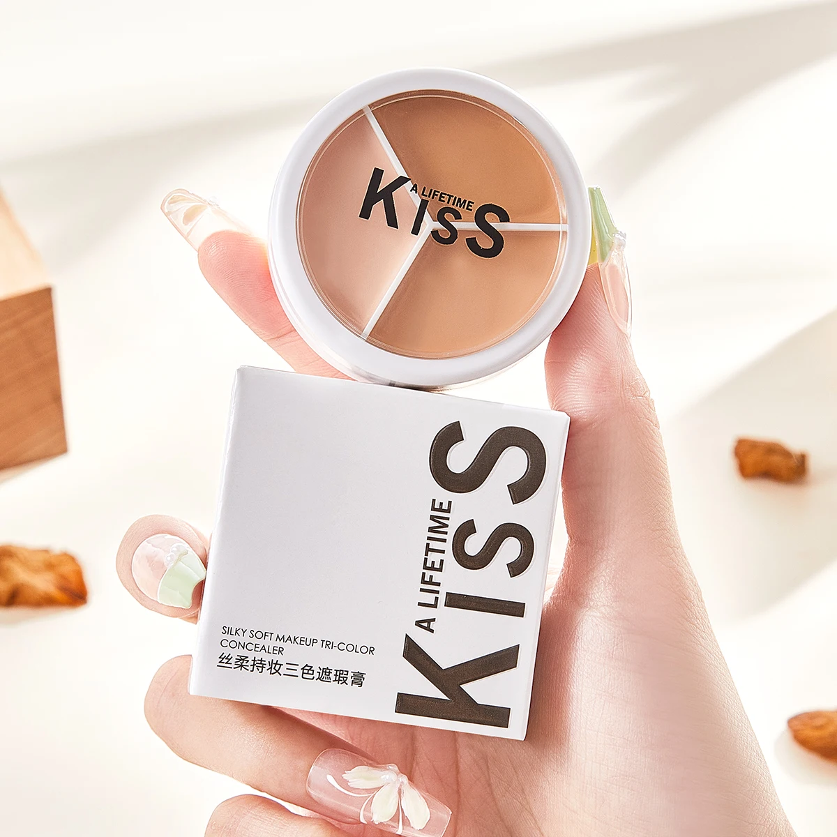 PAQIMAN Private Custom Label Custom Foundation Face Concealer Cream Makeup Cream Concealer Vegan Foundation TFI 3in1 Concealer