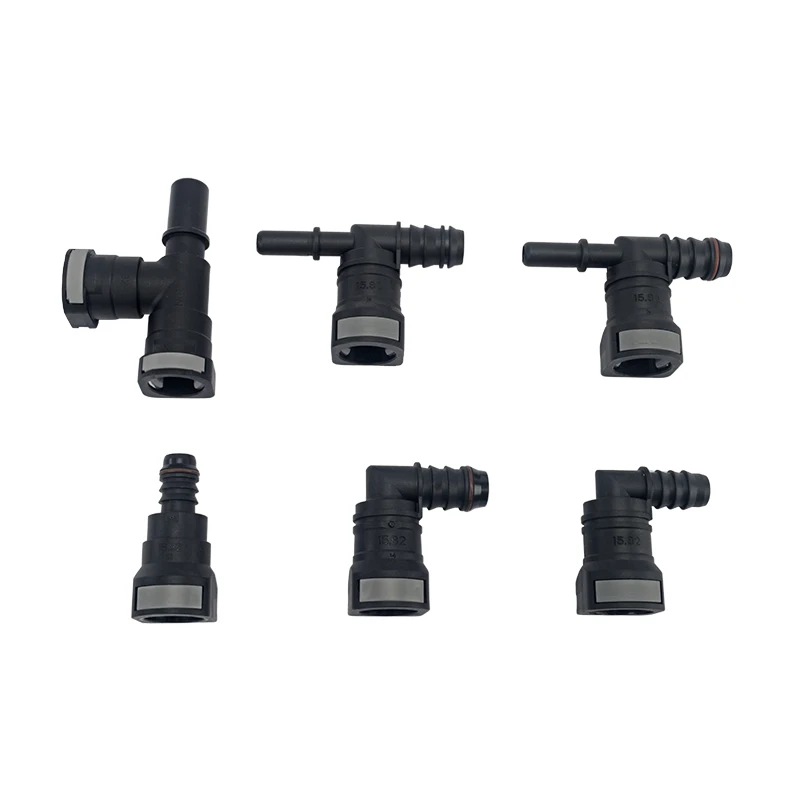 Fuel Line Quick Release Connector Car Hose Coupler 15.82mm Female Fuel Line Quick Connector to 5/8 16mm or 1/2 14mm Fuel Hose