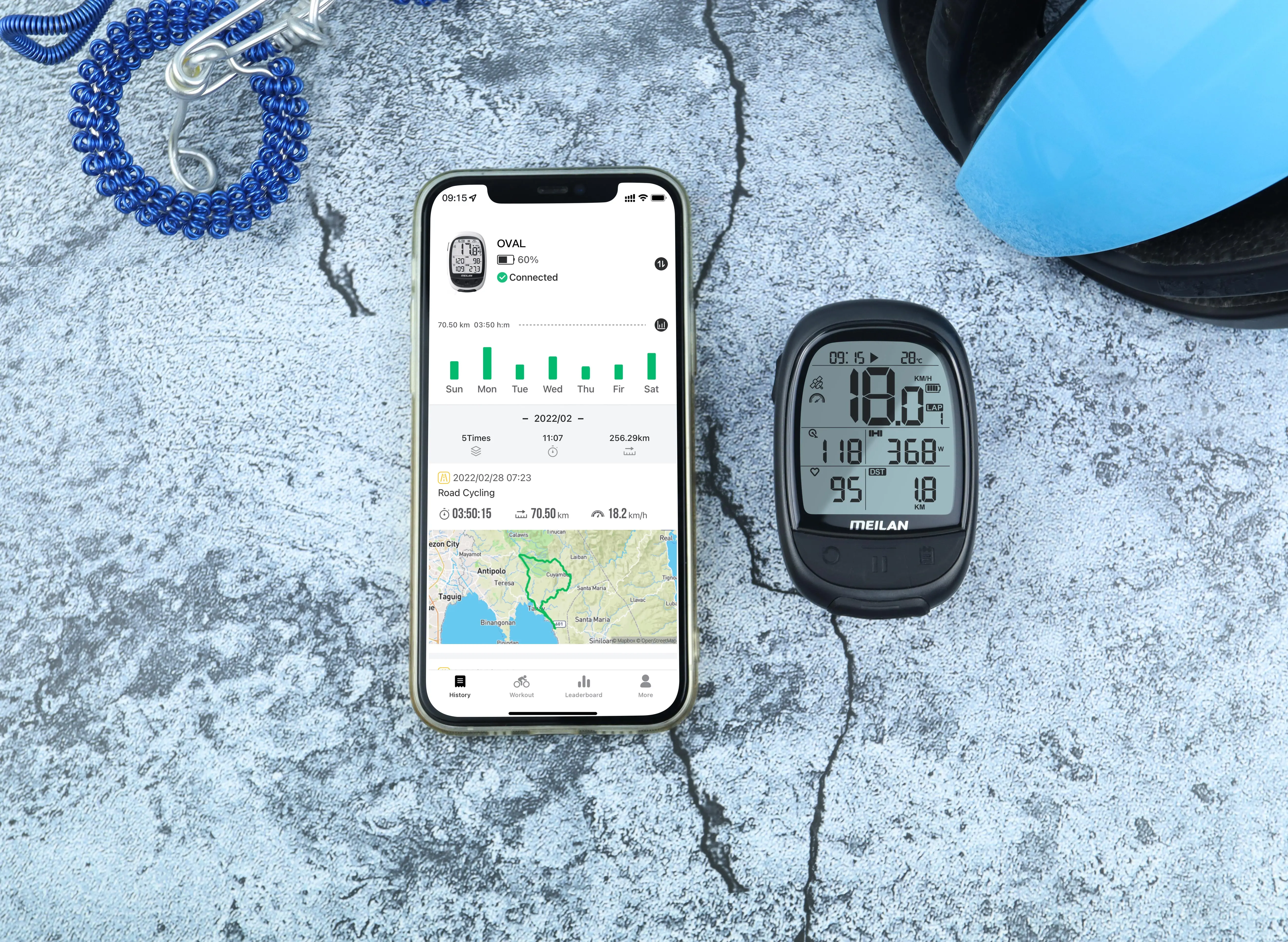 2.4 Inch Power Bike Computer Waterproof GPS Wireless Bluetooth and ANT+  bike Cycling Computer GPS with Sports Data Storage