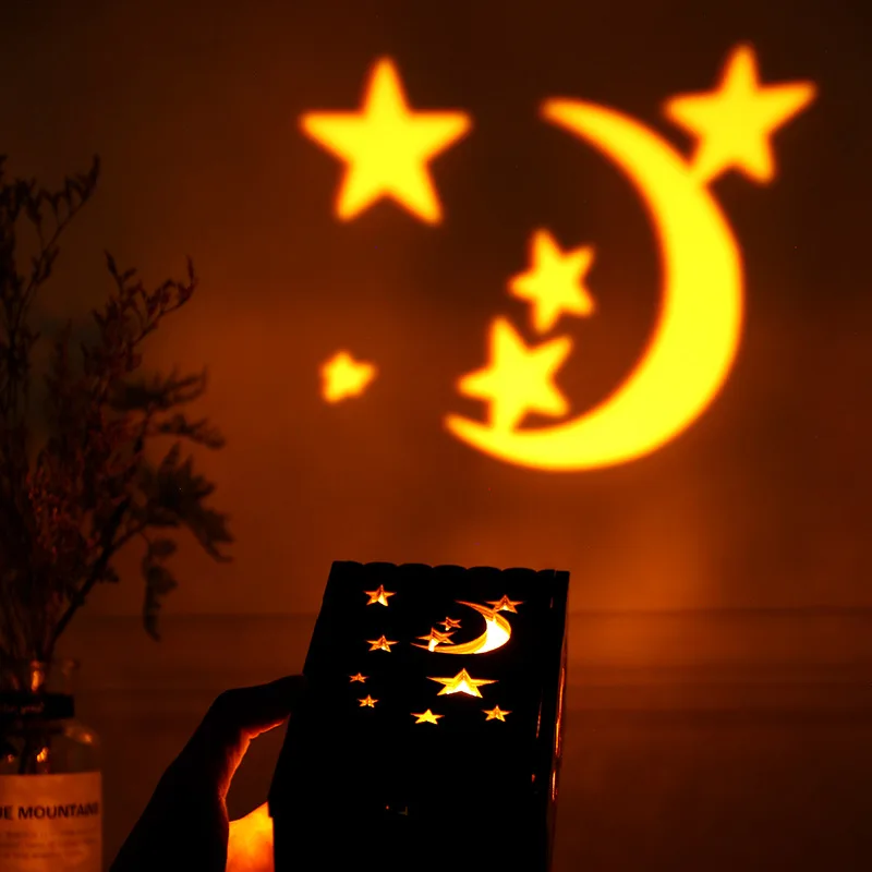 Color charging  moon light USB star light Rotating led Stage lights Party Disco   lamp Projector