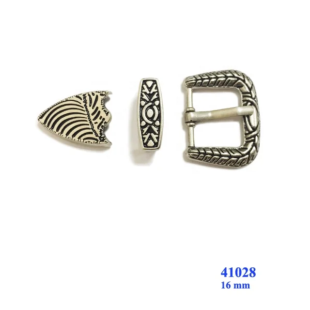 Набор металлических пряжек для обуви в западном стиле 16 мм