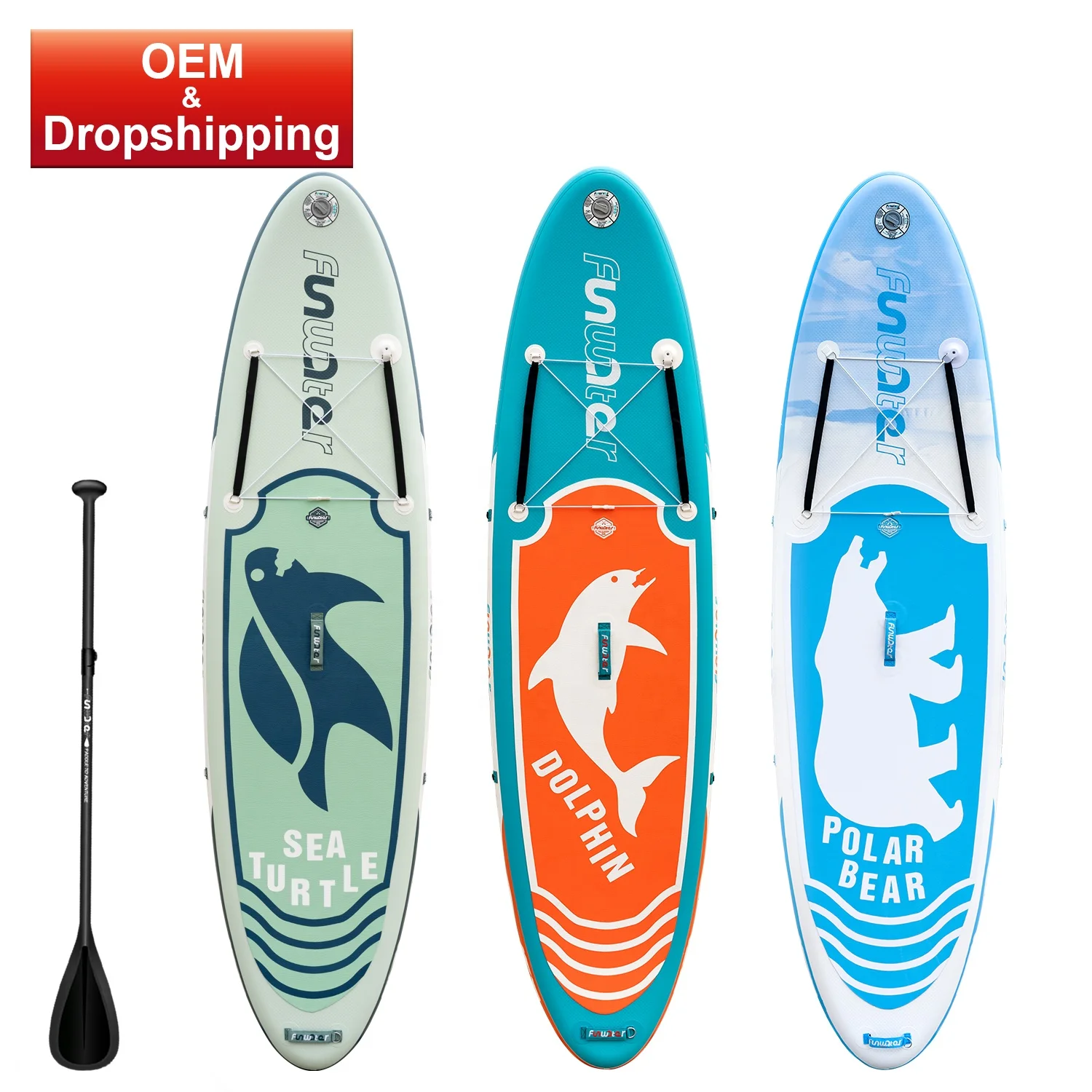 Fly Eagle oem inflatable stand up paddle board surf board surfboard transparent paddleboard