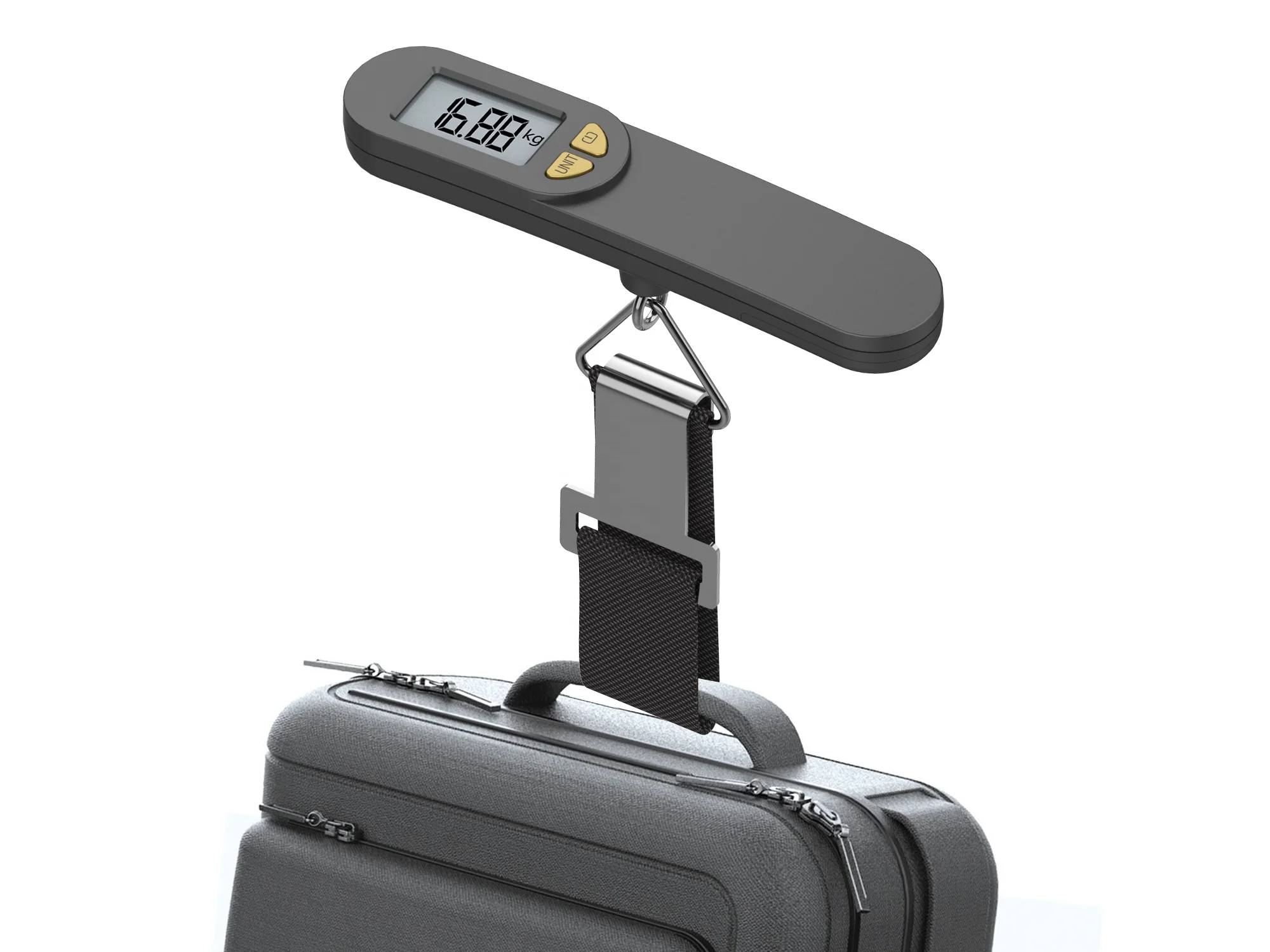 Недорогие карманные мини-весы 50 кг из АБС-пластика для багажа Цифровые портативные весы путешествий