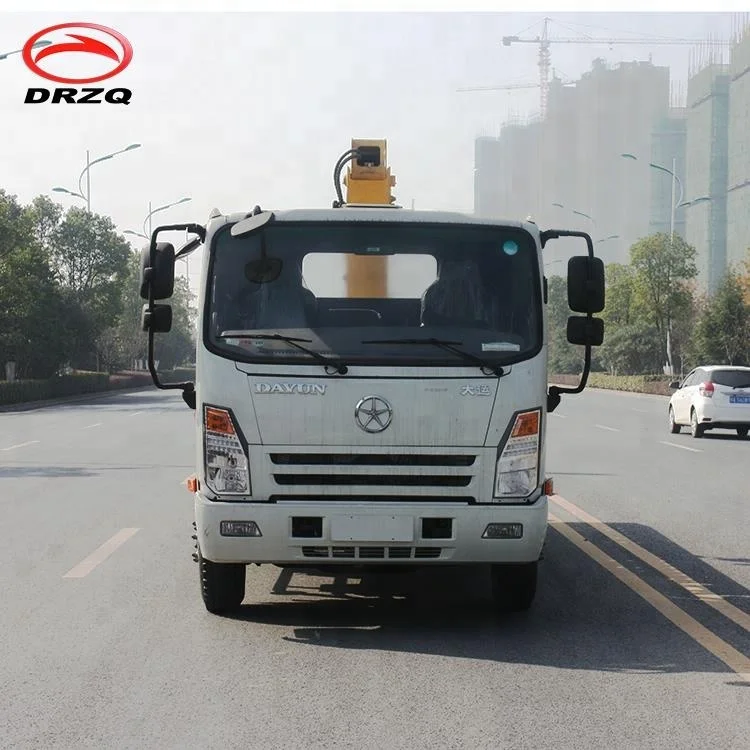 Самый продаваемый маленький китайский новый буксировочный спасательный грузовик Dayun, военный Тип, дизельный топливный эвакуатор