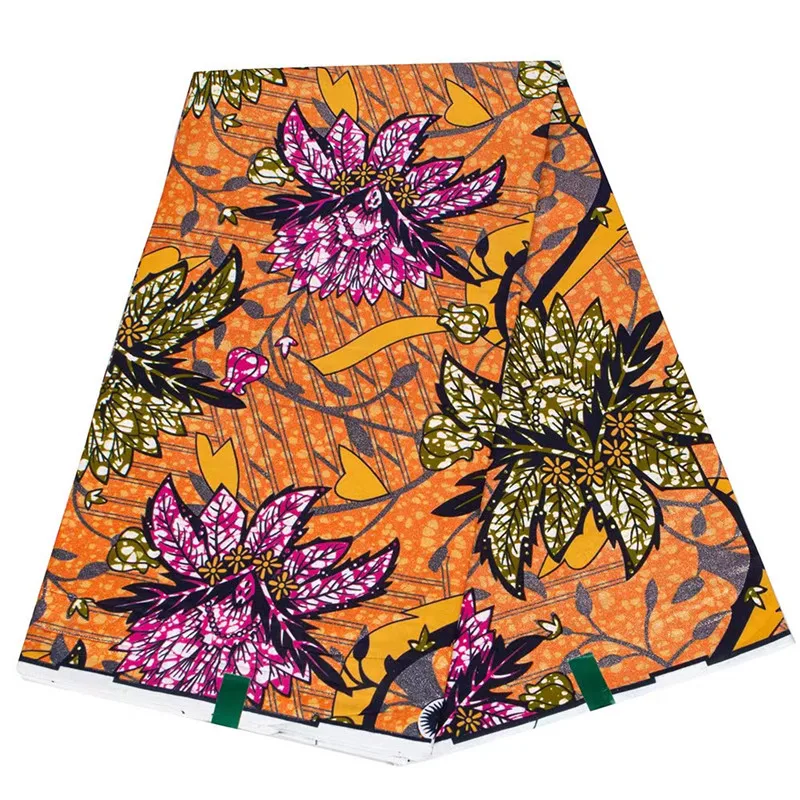 Good quality nigeria holland wax java print fabrics 6yards for making wedding