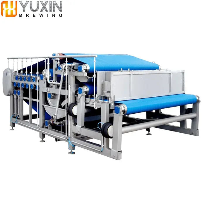 industrial apple cider juice extractor machine double belt filter press for sale