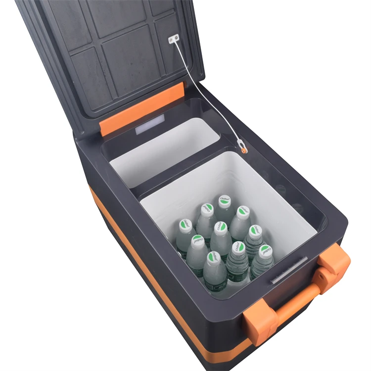 50L capacity freeze box with compressor Multi-function auto cooler auto refrigerator -20 degree 12V 24V RV fridge