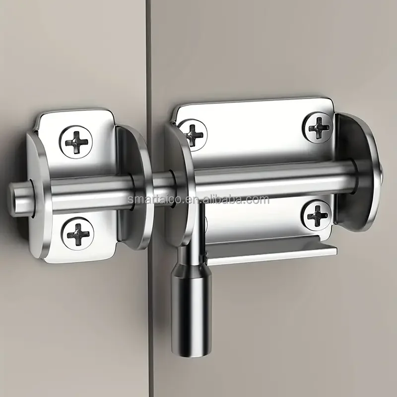 Door Latch Lock Barrel Bolt 304 Stainless Steel Slide Gate Security Thickened Latches