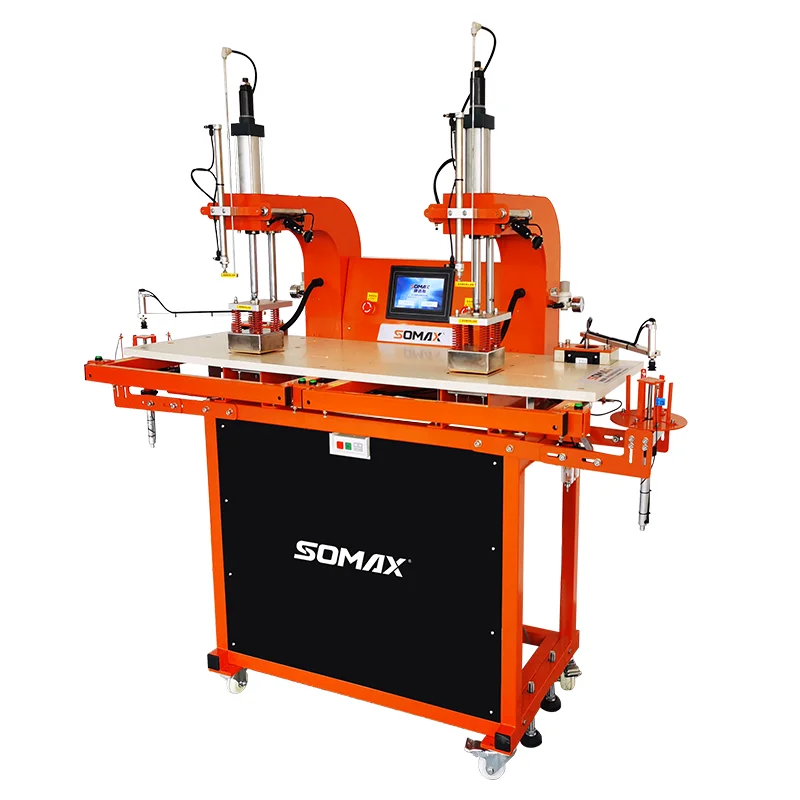 Best selling  SOMAX SM-12 twin head automatic T-shirt sweatshirts jersey heat press textile machine