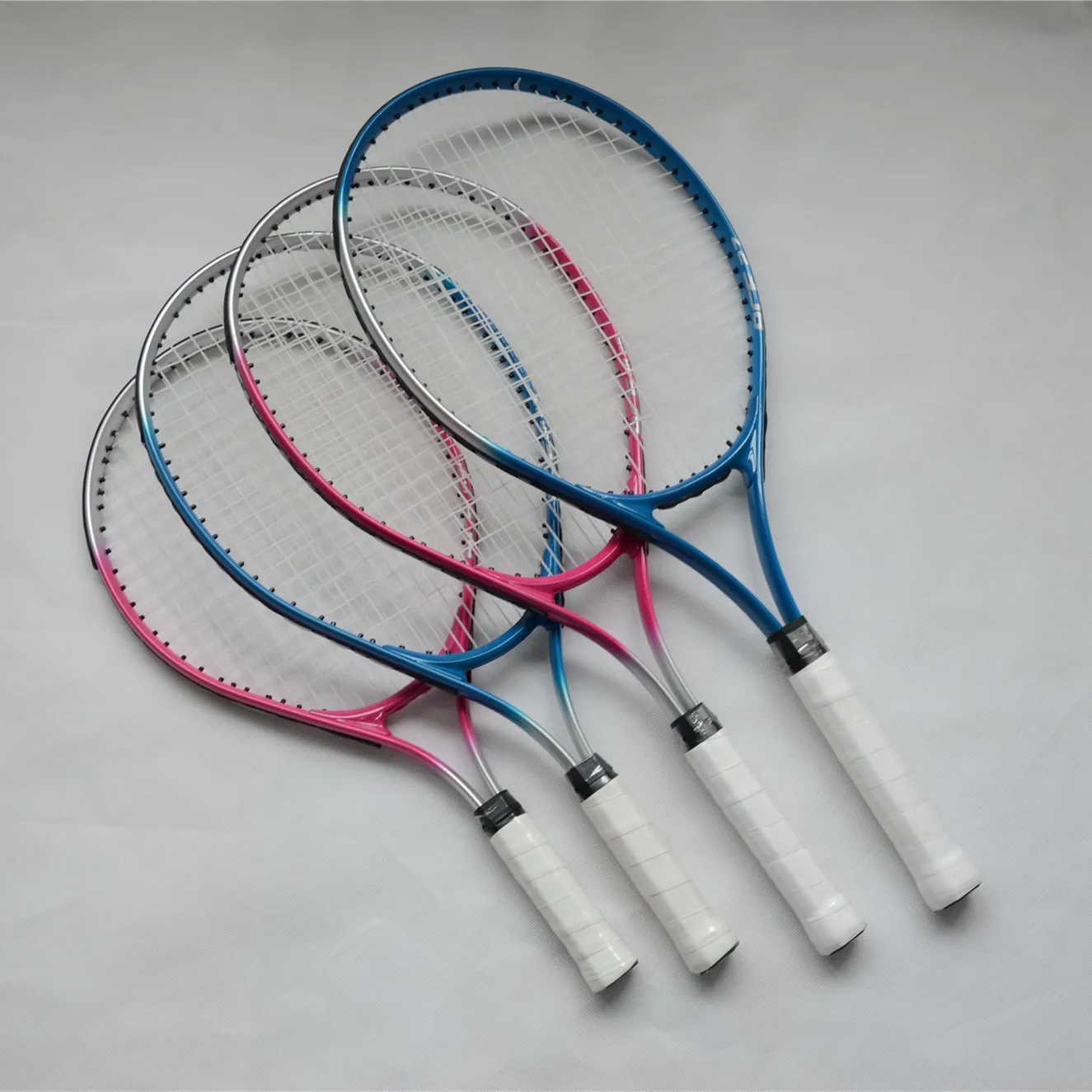 wholesale factory price aluminium alloy tennis racket for kids and junior mini age bat 19 21 23 25 inch available