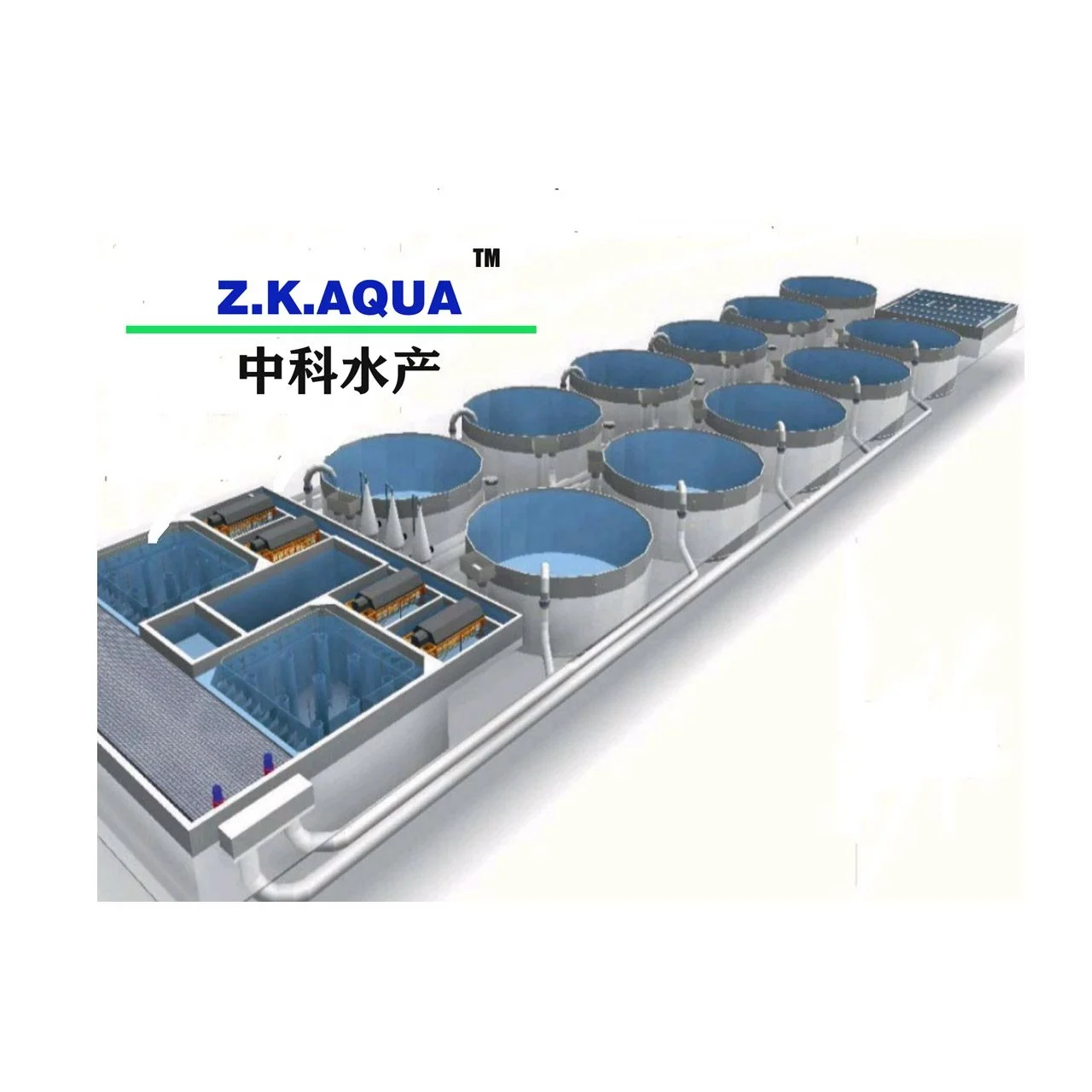 High quality aquaculture commercial RAs for  fish farming system