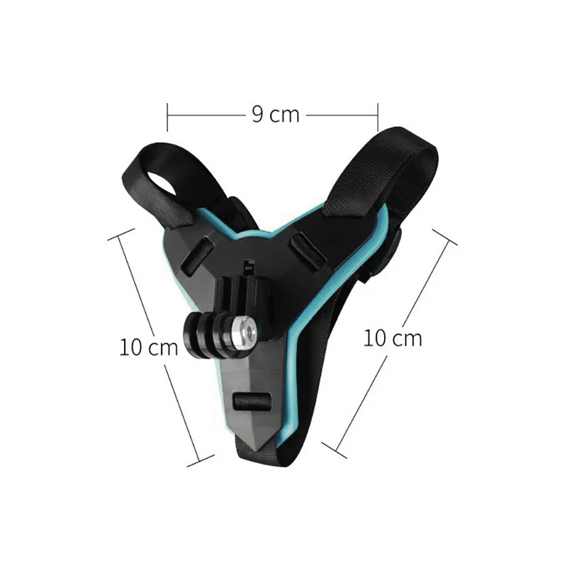 Motorcycle Helmet Camera Mount Chin Strap for Gopro 10 9 8 7 6 5 4 Action Camera