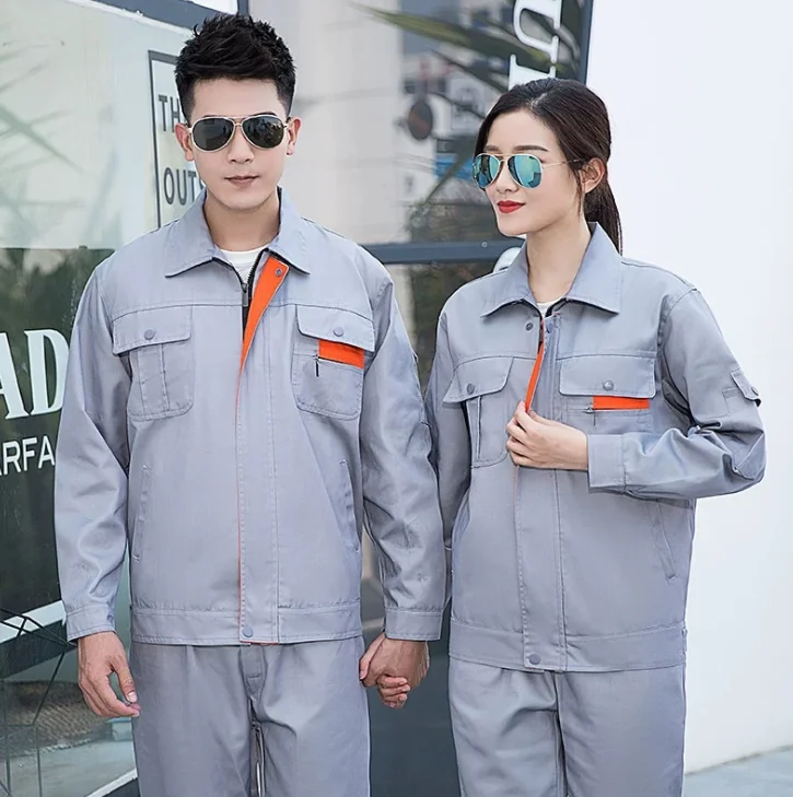 Men Women Long Sleeve Coveralls High Quality Overalls For Worker Repairman Machine  Repair Welding OEM Work Clothing