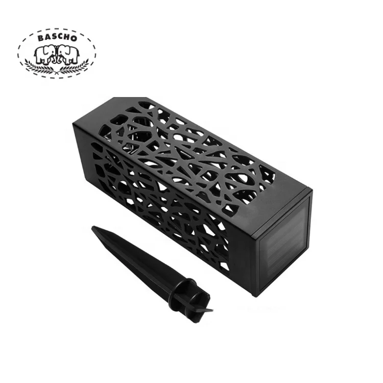 Home light outdoor garden light laser hollow out led solar lawn lamp