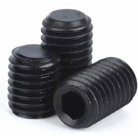 DIN916 Factory direct supply Head Bolt Hardware Accessories Socket Cone Point Set Screw hexagon flat head screw bolt screw