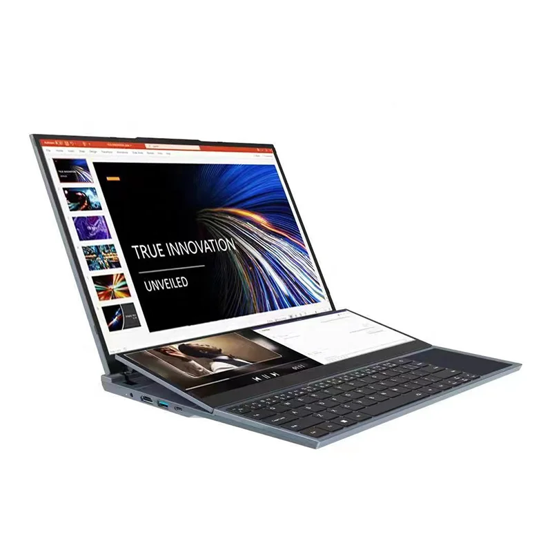 Wholesale Dual Screen Gamer Laptop 10th Gen Itel Core i7 16GB Ram Two Screen Touch Screen Buy Bulk Gaming Office Computer