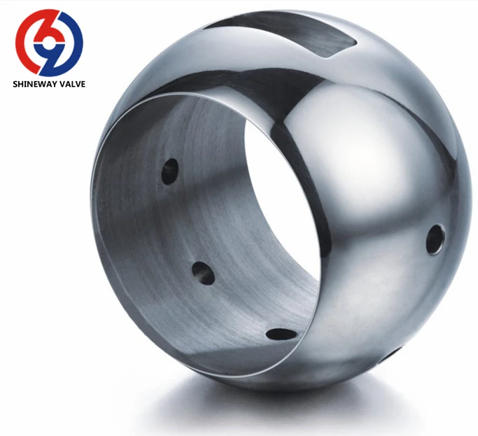 
China factory chrome Fluorine solid floating stainless steel sphere ball 