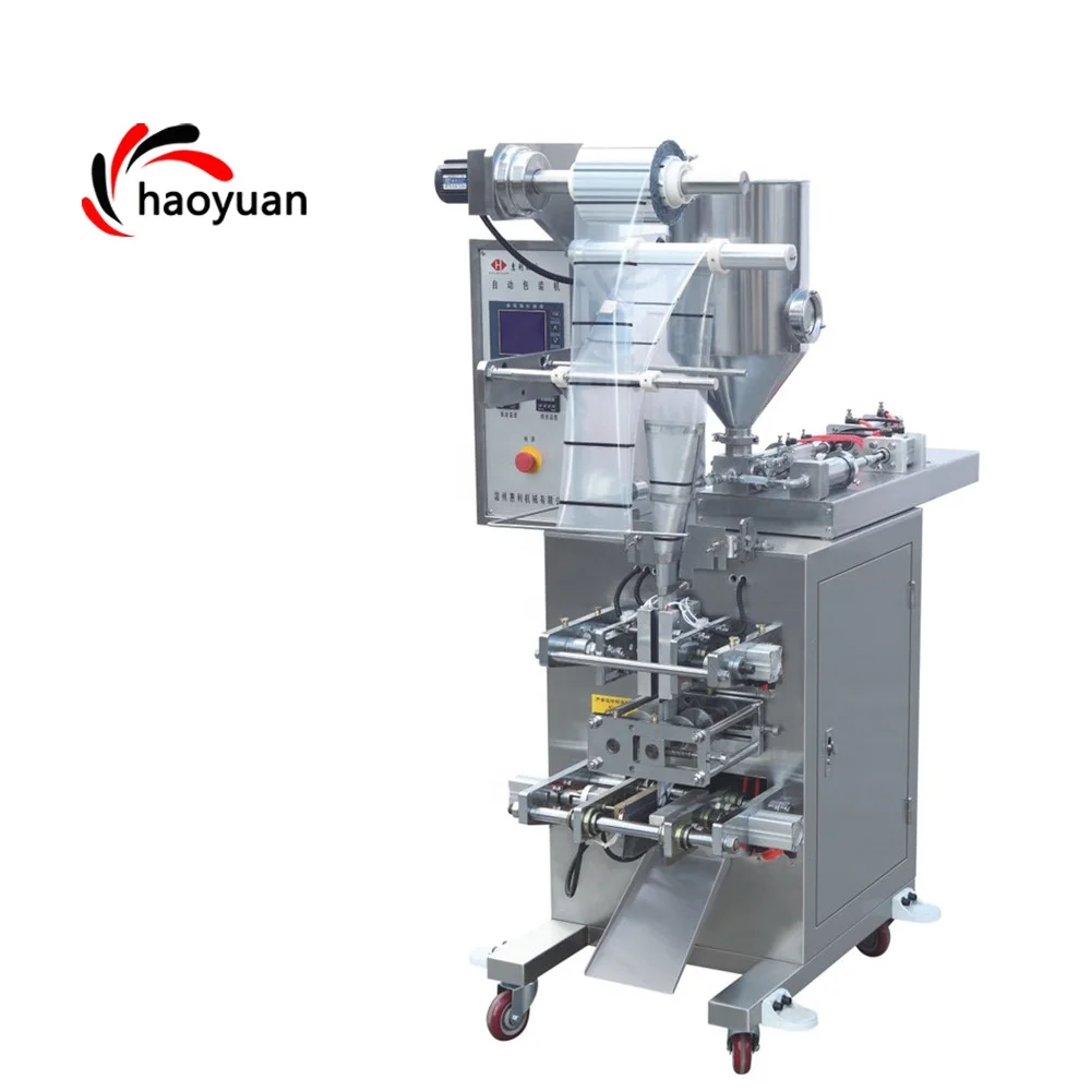 HY-S100 Autom Sauce /Tomato Paste/Cream/Ketchup/Jam/Beverage Liquid Sachet Filling Bagging Packing Packaging Sealing Machine