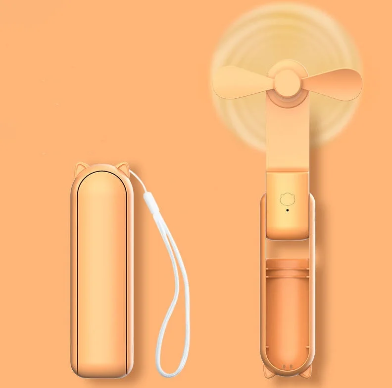 Handy Pocket Foldable Mini Portable Fans Hand Held Battery Electric Fans for Outdoors and Home