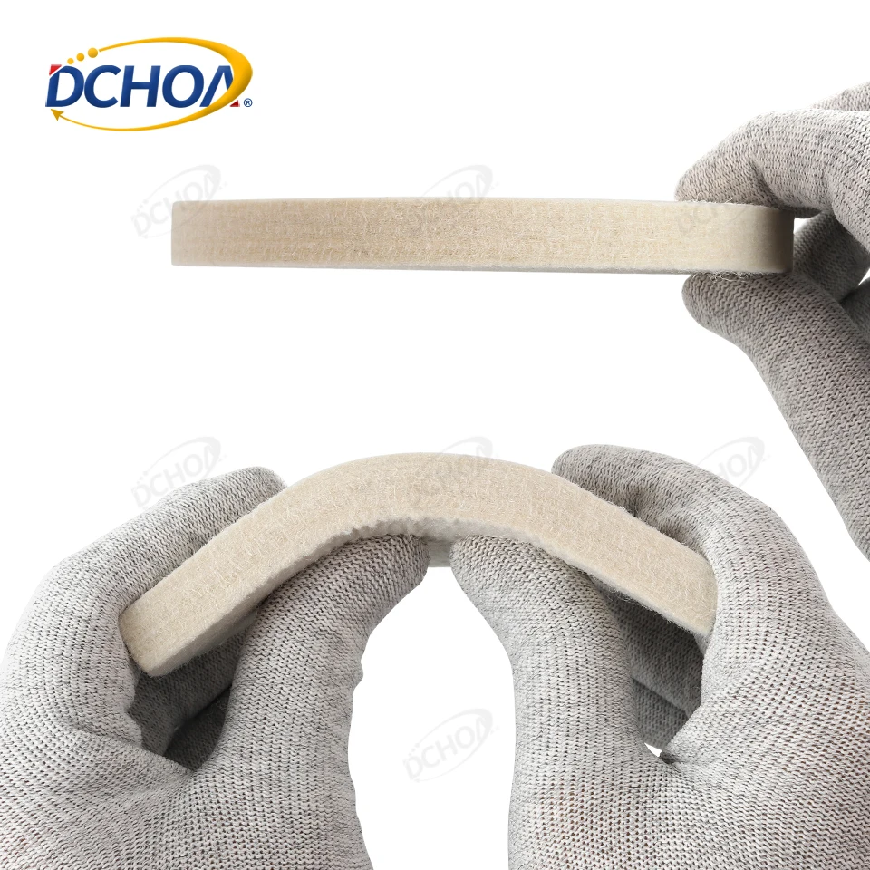 DCHOA Vinyl Wrap Tools Wool Block Squeegee PPF Installation Tool Wool Vinyl Application Squeegee